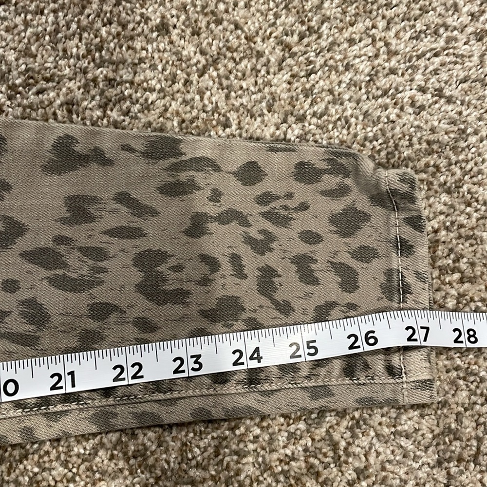 Current/Elliott The Stiletto in Grey Leopard Sz 24 - Picture 10 of 10
